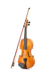 Obraz na płótnie Canvas violin on white background
