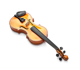 Fototapeta premium violin on white background
