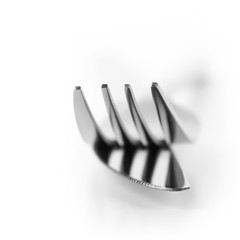 Fork and knife close-up