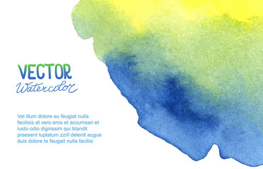 Abstract watercolor background for your design