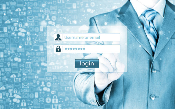 login and password