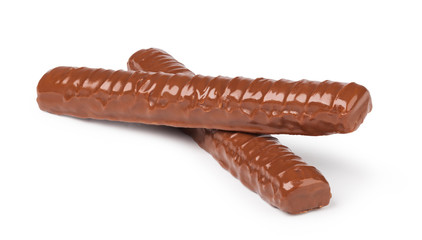 Closeup of chocolate bar