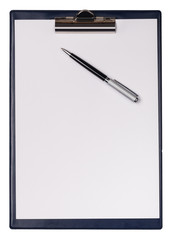 Clip board and pen