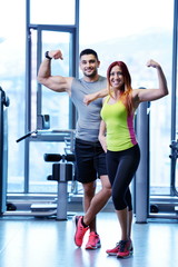 couple at the gym