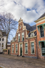 Fototapeta na wymiar Old house at the Martinihof in Groningen