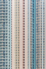 Plakat public estate in Hong Kong