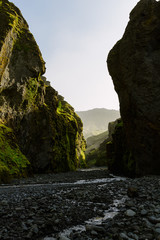 View of south valley of Iceland