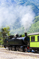 Fototapeta na wymiar steam train, Villars-sur-Var, Provence, France