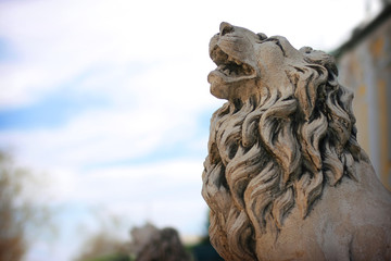 Fototapeta premium Statue of lion