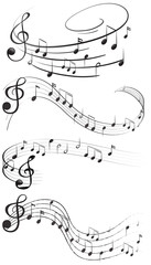 Music notes