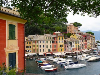 Fototapeta na wymiar Village de Portofino - Italie