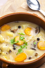 rustic potato soup