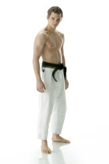 Fototapeta premium young karate men