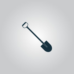 Shovel - Vector icon