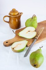 Still life with pears..