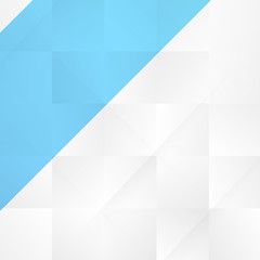 Obraz premium Vector Abstract geometric shape from gray cubes.
