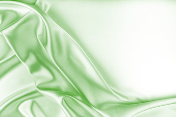 Green Silk Fabric Texture