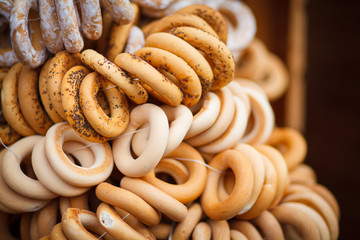 a bunch of bagels