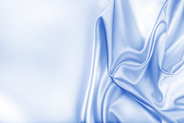 Blue Silk Fabric Texture