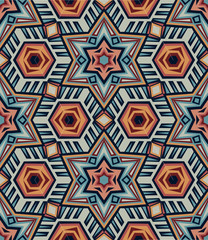Ethnic geometric ornament