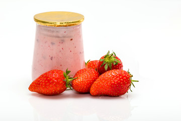 Yaourt fruits fraises