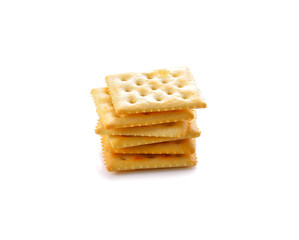 biscuits isolated on white background
