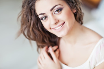 Portrait of Happy woman