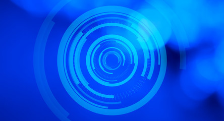 Futuristic abstract blue background