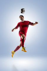 Naklejka na ściany i meble soccer player in action