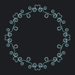 Stylish Floral Card in Vector