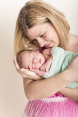 Mutter und Sohn