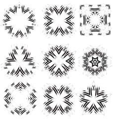 Calligraphic decorative elements