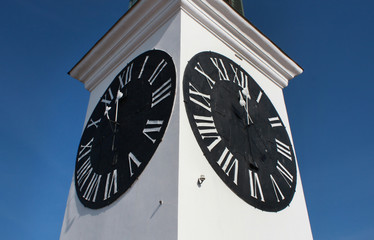 The Clock Tower on  Petrovaradin fortress, Novi Sad, Serbia