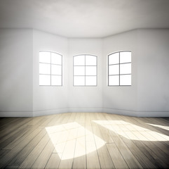 Interior view of an oriel