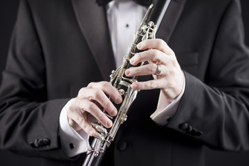 clarinet and tuxedo