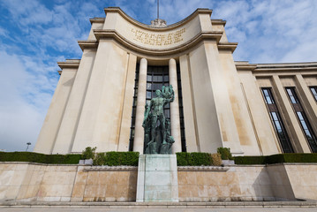 Trocadero view. Paris, France.