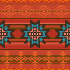 Traditional textile pattern in ethnic style