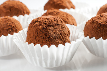 Dark chocolate truffle