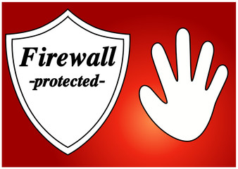 Obraz premium Firewall