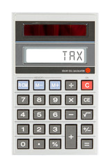 Old calculator - taxes