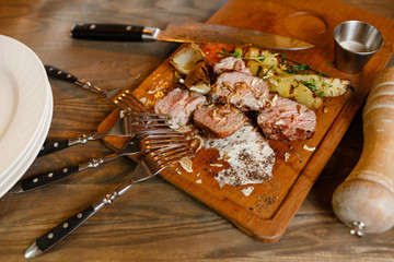 Meat dish natural appearance