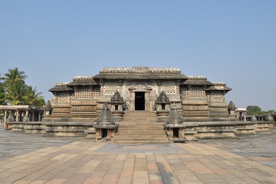 Chennakeshava Hindu Temple in Belur, India