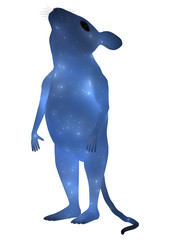 Obraz premium Blue Mouse