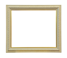 White wooden photo frame