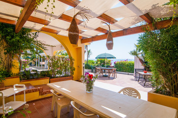 The flowery terrace