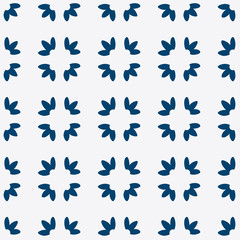 Blue and white delft pattern