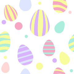 Easter eggs pattern