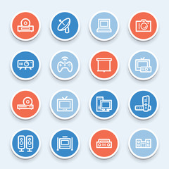 Electronic Appliances Web Icons