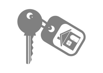 Key icon on white background