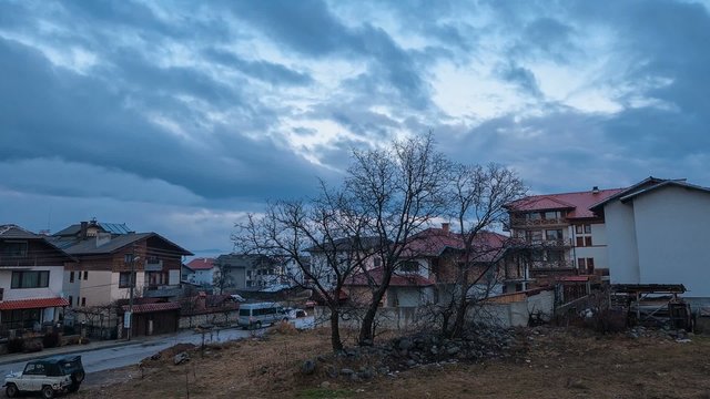 Twilight at Bansco, Bulgaria